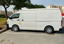 A chiller van in Dubai used for transporting perishable goods and temperature-controlled delivery across the UAE