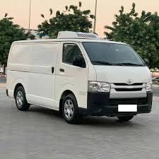 A refrigerated freezer van hired in Dubai for frozen food transport and cold chain delivery across the UAE