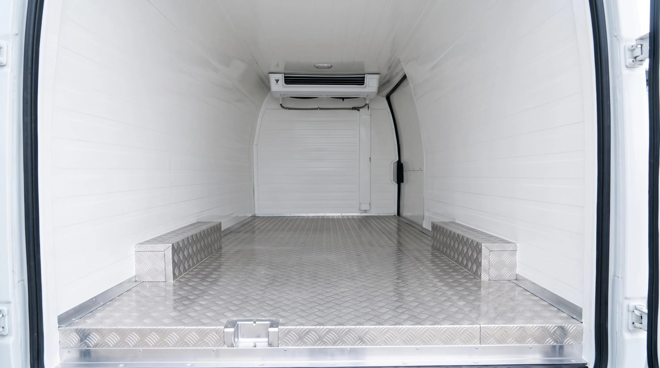 Self-drive refrigerated chiller van available for rental without a driver